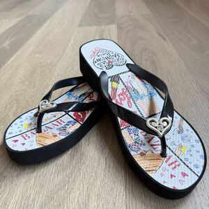 Brighton Shoes Women  10 Flip Flop Silhouettes Platform Wedge Thong Sandals